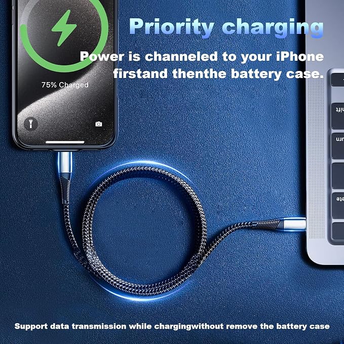 Battery Case for iPhone 15 Pro Max (6.7 inch), 2026 Upgraded High Capacity 13800mAh Battery Pack Rechargeable Charger External Charging Case with Tempered Glass Screen Protector Black