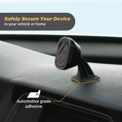 Scosche MMD-RPSP1 MagicMount Select Magnetic Car Phone Holder - Strong Magnet Mount for iPhone and Android - Secure Magnetic Cell Phone Mount for Car Dash - Universal 360° Mobile Cellphone Holder