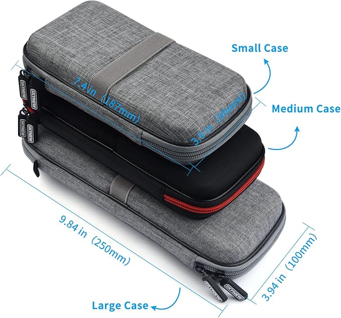 Skynew Power Bank Case for INIU 20000mAh Power Bank, Portable Charger Case for Durecopow 20000mAh Solar Power Bank and iMuto 30000mAh Power Bank with Carabiner