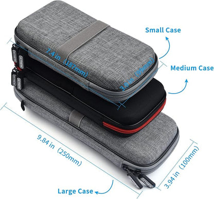 Skynew Power Bank Case for INIU 20000mAh Power Bank, Portable Charger Case for Durecopow 20000mAh Solar Power Bank and iMuto 30000mAh Power Bank with Carabiner