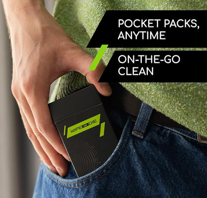 Electronic Wipes for Touch Screens - 150 Phone Wipes for Mobile, Tablet & Car Displays - Lens Wipes Individually Wrapped - Alcohol-Boosted