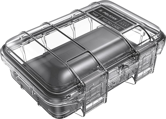 Pelican M40 Micro Case (Black/Clear)