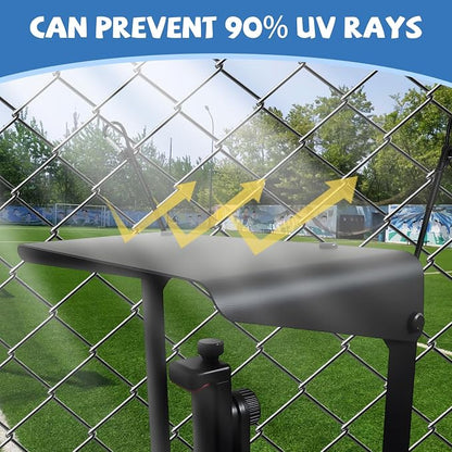 Apexion Baseball Training Equipment, Phone Stabilizer, Game Changer Fence Mount, Universal with Sunshade, Streaming kit, Phone Fence Mount (Black)
