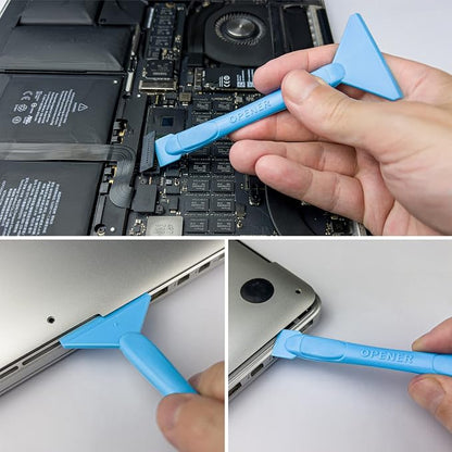 HowFixit Opening Pry Tools Kit with ESD Spudgers, Anti-Static Brush, Metal Spudger for Disassembling and Repair Laptop, Game Console, Computer