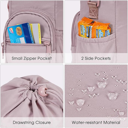 sportsnew Water Bottle Holder with Strap 32oz 40oz Insulated Water Bottle Carrier Sling Bag with Phone Pocket Crossbody