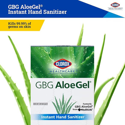 Clorox Healthcare GBG AloeGel Hand Sanitizer Refill Bag in a Box - Moisturizing Hand Sanitizer Gel with Aloe Vera and Vitamin E - Gel Soothes & Moisturizes Hands - For Use With Dispenser, 27 Fl Oz