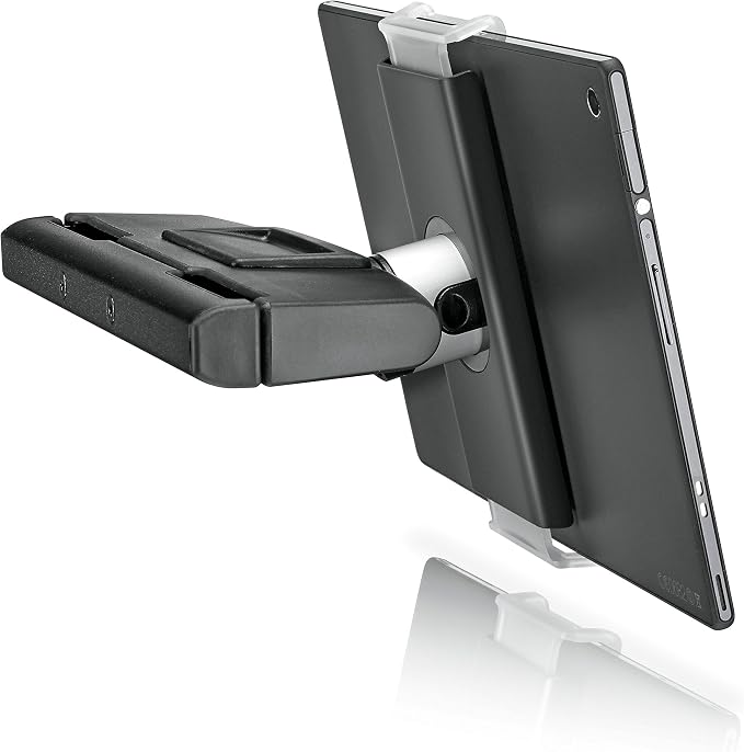 Vogel's iPad and Tablet Car Headrest Mount, Universal and Adjustable - TMS 1020 Rotating Mount