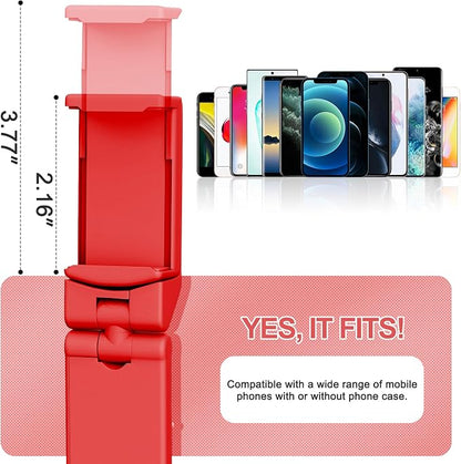 Perilogics Airplane Phone Holder Mount Universal in Flight Hands Free Viewing with Multi-Directional Dual 360 Degree Rotation (Coral)