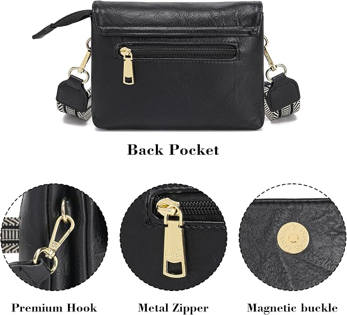 MINICAT RFID Blocking Small Crossbody Bags for Women Vegan Leather Mini Travel Purses Cell Phone Purse Cross Body Bag