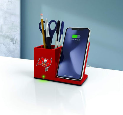 SOAR NFL Unisex Wireless Charging Stand and Desktop Organizer