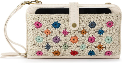 The Sak Iris Smartphone Crossbody Purse - Small Women's Cellphone Bag & Wallet For Everyday- Convertible Wristlet With Zipper