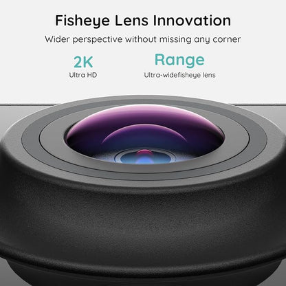BOIFUN Video Doorbell Camera Wireless, 180° Wide View, 2K HD, No Subscription, AI Human Detection, Head-to-Toe, HDR Night Vision, Two-Way Audio, Battery Powered with Chime, 2.4 GHz Wi-Fi Only