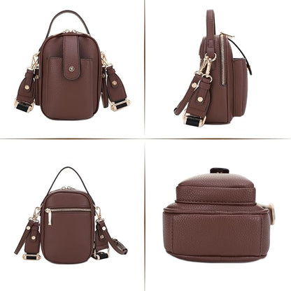 Mali+Lili Gail Vegan Leather Multi Compartment Crossbody Bag