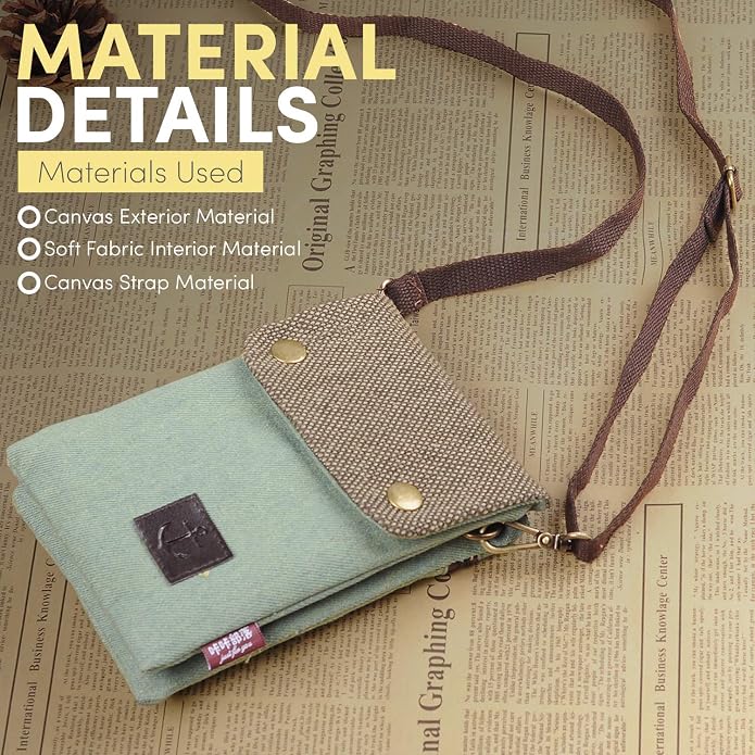 katloo Small Crossbody Cellphone Purse Bag With Shoulder Strap, Travel Pouch Women Passport Phone Holder Wristlet Wallet