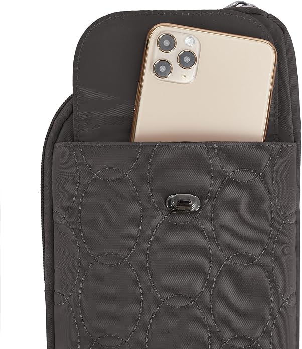 Travelon Anti-Theft Runways Slim Assymetric Crossbody