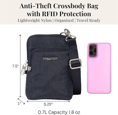 Baggallini Women's Securtex Anti-theft Activity Crossbody Bag