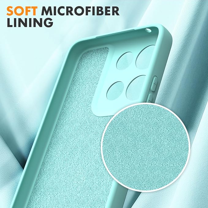 for Motorola Moto G Power (2026) Case, 2 Pack Tempered Glass Screen Protectors, Soft TPU Silicone Shockproof Gel Cover-Ice Blue