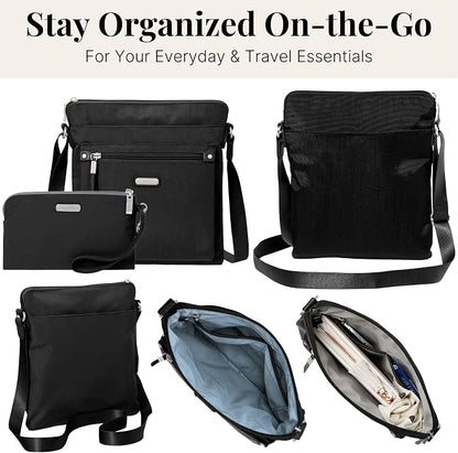 Baggallini womens Go Bagg With Rfid Phone Wristlet