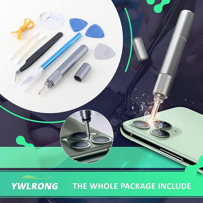 Phone Back Cover Blasting Pen for iPhone 11 11 Pro Max Back Glass Removal Tools Breaking Pen for iPhone 12 12 Pro Rear Battery Housing Cover Removal Tool for iPhone 13 Camera Frame Remove Repair Tool