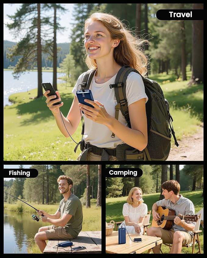 Portable Charger Power Bank 50000mAh 22.5W Fast Charging Battery Bank USB C External Battery Pack with 3 Output & 2 Input Digital Display Travel Essential for iPhone 16/15/14/13/12, Samsung, iPad etc