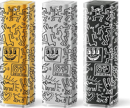 am Screen Cleaner Mist Spray with Microfiber Cloth Around – Alcohol-Free, Streak-Free Screen Cleaning Kit for Smartphones, Tablets, Laptops, Smart TVs & Car Screens, 3 Pack, Keith Haring