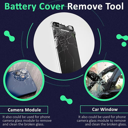 Phone Back Cover Blasting Pen for iPhone 11 11 Pro Max Back Glass Removal Tools Breaking Pen for iPhone 12 12 Pro Rear Battery Housing Cover Removal Tool for iPhone 13 Camera Frame Remove Repair Tool