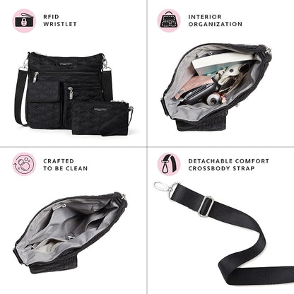 Baggallini Women's Modern Everywhere Slim Crossbody