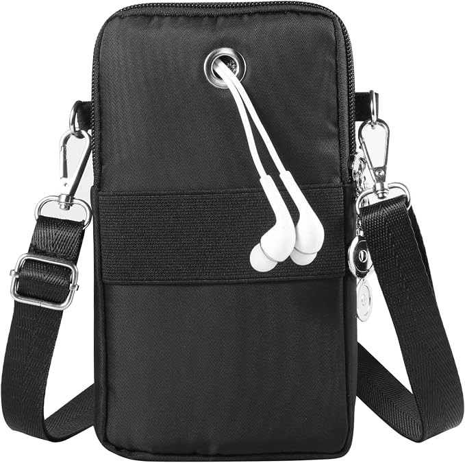 Cell Phone Armband Bag Purse with Crossover Body Shoulder Strap for Samsung Galaxy S22 Ultra Plus S21 FE A03S A12 A32 5G A42 5G A5