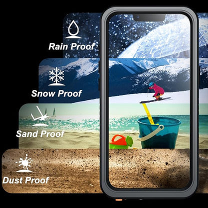 SPIDERCASE Magnetic for iPhone 16e Case iPhone 17e Case Waterproof, Built-in Screen & Camera Lens Protector[IP68 Underwater] [Military Grade Shockproof] Full Body Protection Phone Case, Black