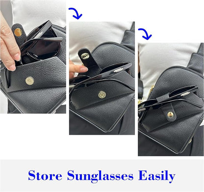 INICAT Small Sling Bag for Women Everyday & Travel Crossbody Bags Lightweight Cross Body Purses Vegan Leather