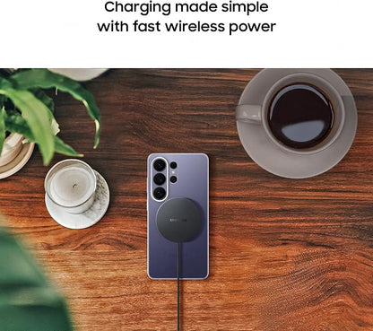 Samsung Galaxy Magnet Wireless Charger, Cordless Super Fast Charging, Powerful Design, Built-in Magnets, No-Slip Surface, Dark Gray