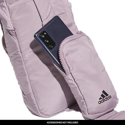 adidas Essentials Sling Small Crossbody Bag for Women and Men (5L), Preloved Fig Purple/Black/2.0, One Size