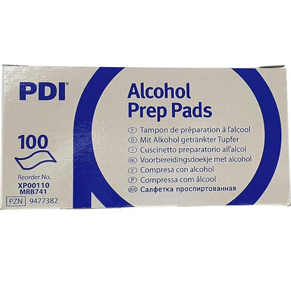 PT# C69900 PT# # C69900- Alcohol Prep Pads Sterile Large 100/Bx by, PDI Professional Disposables (1)