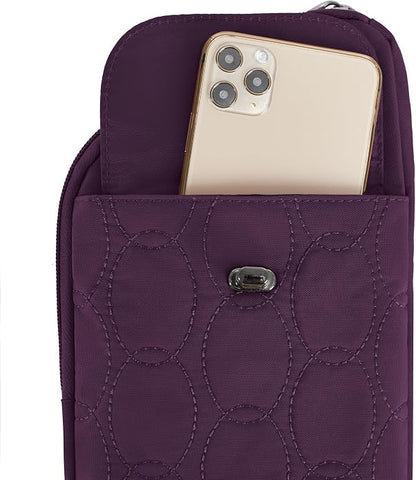 Travelon Anti-Theft Runways Slim Assymetric Crossbody