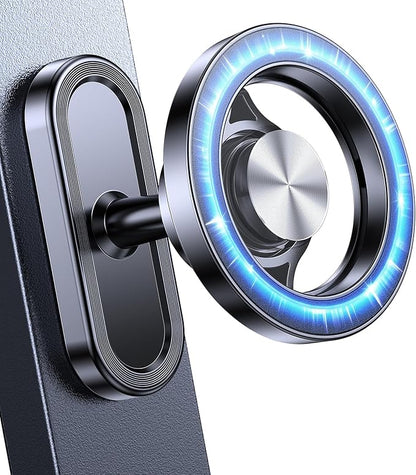 Coolpow Dual Magnetic Phone Holder for Gym Mag Safe Phone Holder【Strong Magnet】 Gym Phone Holder Camera Mount for Gym Accessories for Women Attach to Metal Surface with iPhone 17 Pro Max 16 15 14 13
