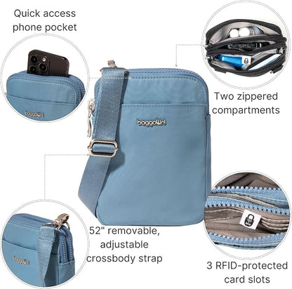 Baggallini Women's Modern Take Two Rfid Crossbody