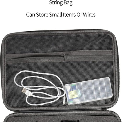 Electronics Organizer Travel Case,DIY Sponge Protection Electronic Organizer Travel Carrying Case Tech Accessories Hard Case Tech Pouch for Mouse Projector Charger Phone Earphone Hard Disk