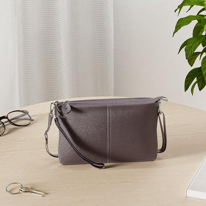 befen Genuine Leather Wristlet Clutch Wallet Purses Small Crossbody Bags for Women with RFID Blocking Card Slots