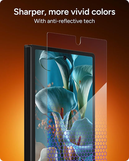 ZAGG Glass XTR5 Samsung Galaxy Z Fold8 Ultra Screen Protector | Front Screen, 11x Stronger Graphene-Infused Tempered Glass, Blue Light Filter, Anti-Reflective, InvisibleShield, Easy Install