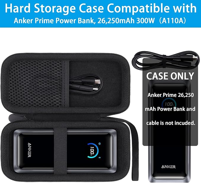 khanka for Anker Prime 26K, 300W Power Bank + Anker A30 A20 Case, Case Only