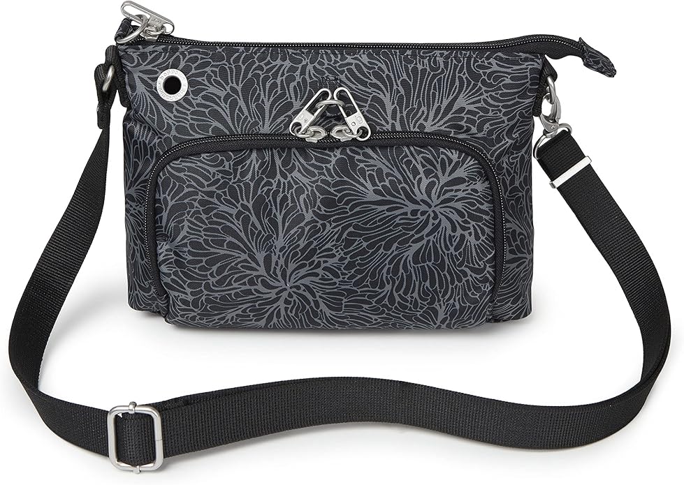 Baggallini womens Securtex Anti-theft Memento Crossbody Bag