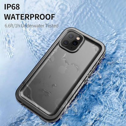 SPORTLINK Compatible with iPhone 12 Pro Max Waterproof Shockproof Case - Full Body Heavy Duty Underwater Dustproof Rugged 360 Protective Military Grade Outdoor 6.7 Inch with Camera/Screen Protector