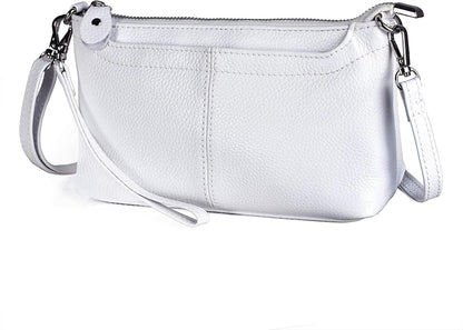 befen Genuine Leather Wristlet Clutch Wallet Purses Small Crossbody Bags for Women with RFID Blocking Card Slots