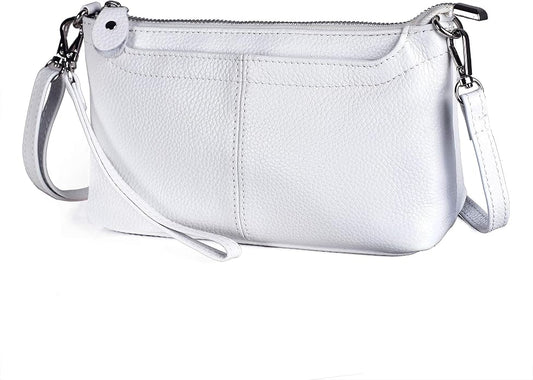 befen Genuine Leather Wristlet Clutch Wallet Purses Small Crossbody Bags for Women with RFID Blocking Card Slots