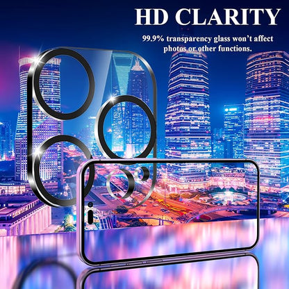YWXTW [5 Pack Designed for iPhone 14 Pro Max Camera Lens Protector, for iPhone 14 Pro Camera Lens Protector, Night Shooting Mode, Anti Scratch HD Clear 9H Hardness Tempered Glass