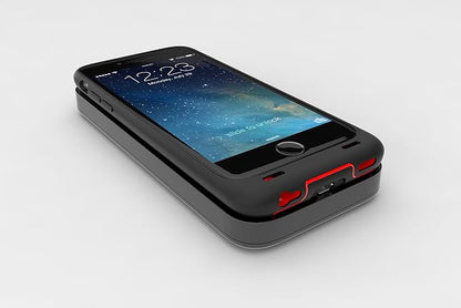 Dog & Bone Battery Charger Case for Apple iPhone 6 / 6S - Retail Packaging - Tread Red