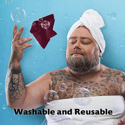 Purity Microfiber Lens Cleaning Cloth - Machine Washable, Lint-Free Ultra-Fine Microfiber Cloth- Cleans Eyeglasses, Screens, Lenses, Phones and Other Delicate Surfaces (Pack of 6, Burgundy)