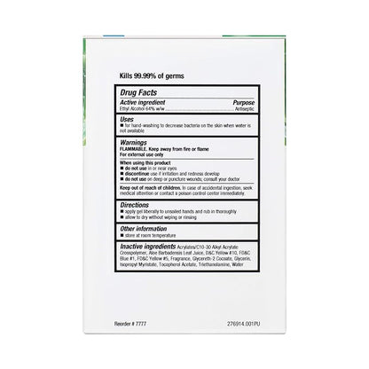 Clorox Healthcare GBG AloeGel Hand Sanitizer Refill Bag in a Box - Moisturizing Hand Sanitizer Gel with Aloe Vera and Vitamin E - Gel Soothes & Moisturizes Hands - For Use With Dispenser, 27 Fl Oz