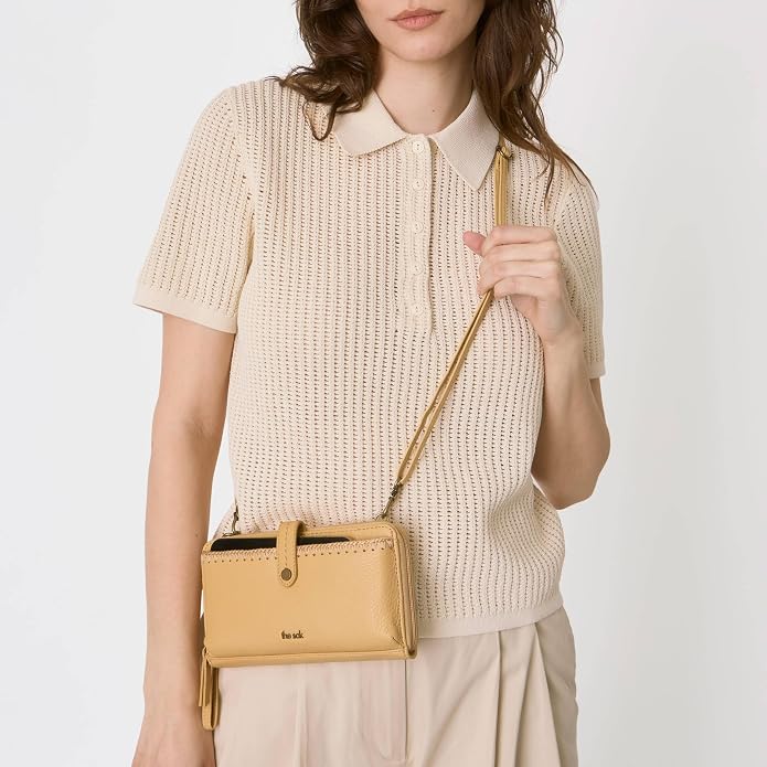 The Sak Iris Smartphone Crossbody Purse - Small Women's Cellphone Bag & Wallet For Everyday- Convertible Wristlet With Zipper