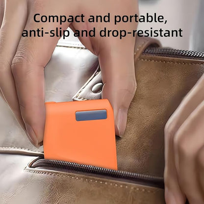 Charger Case Compatible with Anker GaNPrime 160W, for Silicone Protection & Portable Cover (Orange)